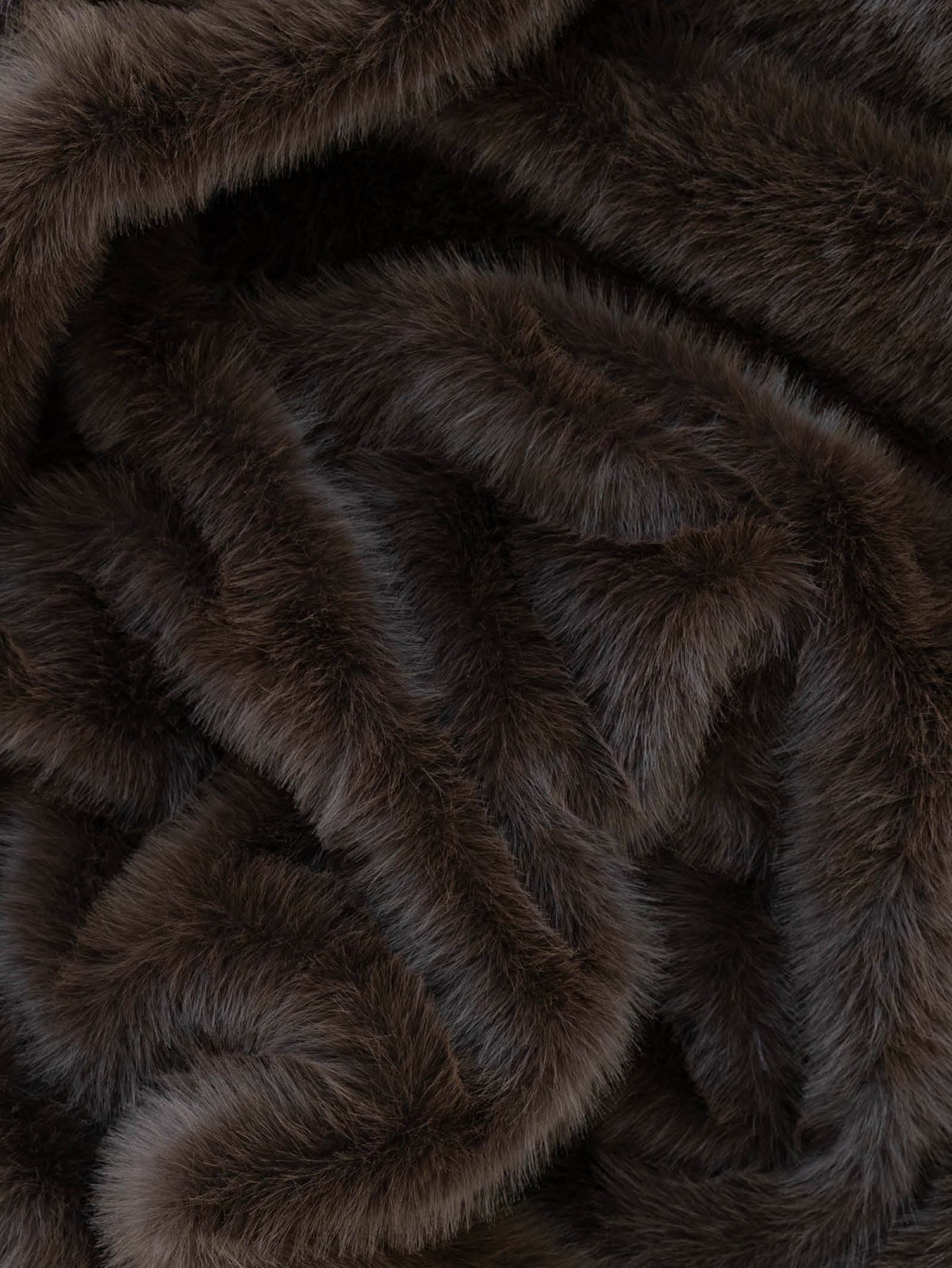 Brown Bear Fur Throw