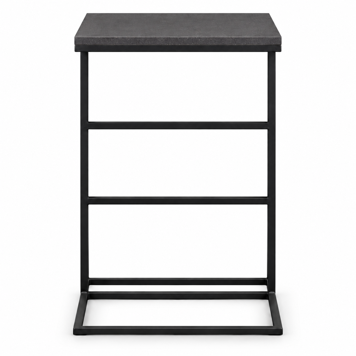 Side Table, Grey and Black