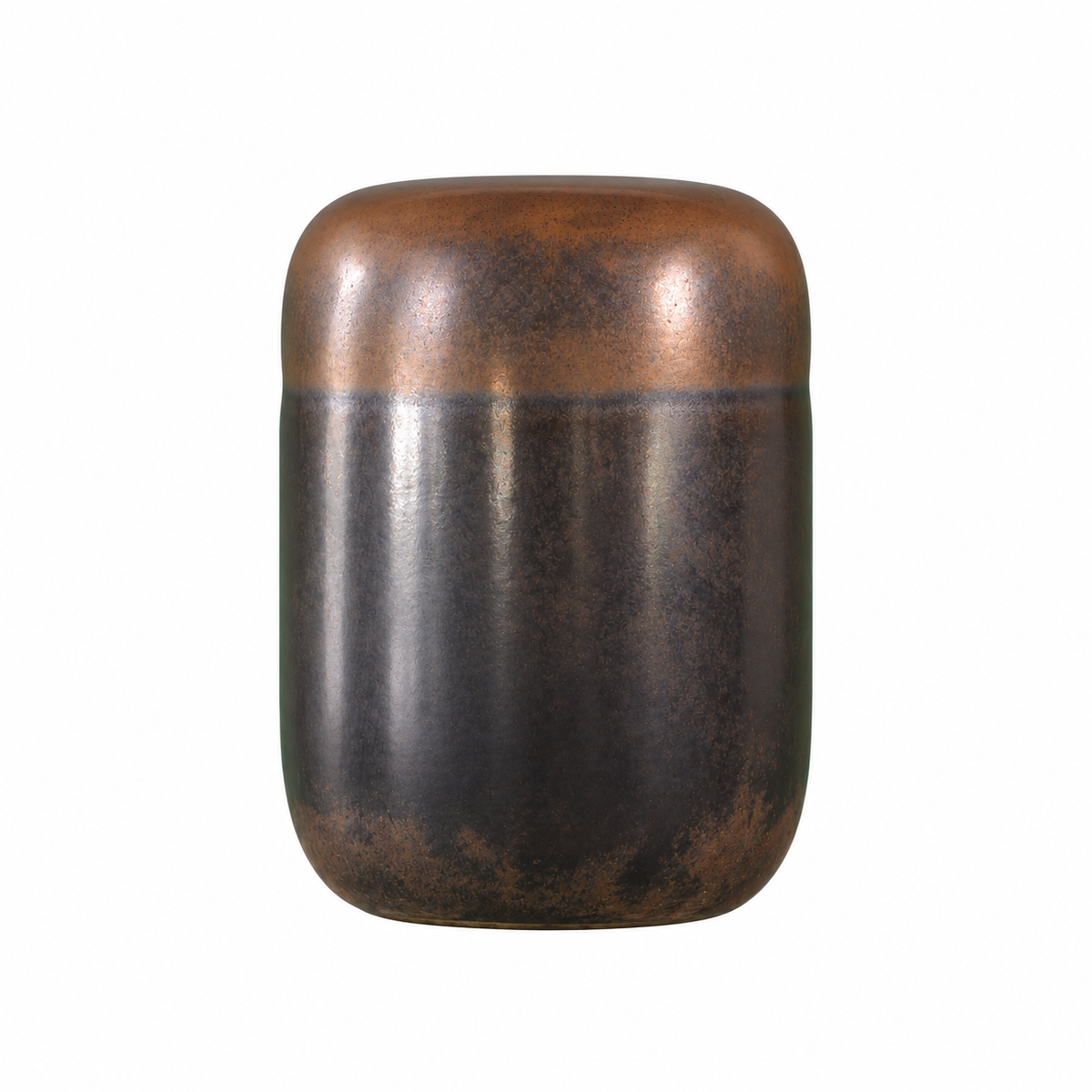 Garden Pearl · Sculptural form in bronze and gunmetal glaze